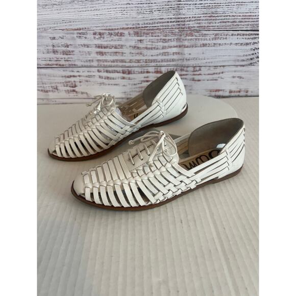 Sam Edelman Shoes - Sam Edelman Rishel woven leather flats White Size 7M